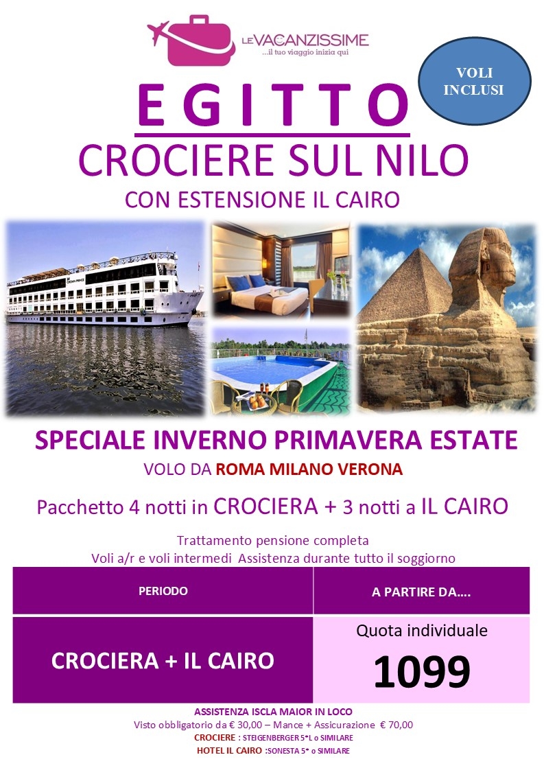 CROCIERA SUL NILO + CAIRO 